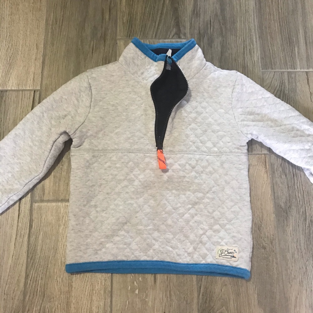 Crew Cuts half zip up pullover